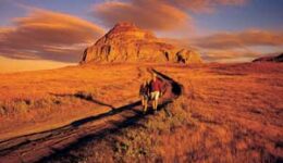 Saskatchewan's badlands.