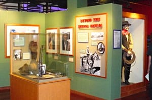 An exhibit at the Western Folklife Center