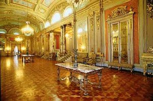 Interior of the palace in Lima.