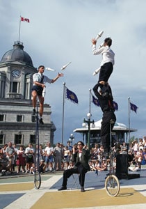 There’s entertainment all day long during the Summer Festival. Photo: Yves Tessier, Tessima