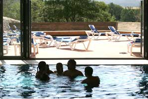 Vaughantown: An Enclave of English in the Heart of Spain 3 The pool at Hotel Puerta de Gredos