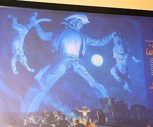 A poster from the 21st Cowboy Poetry gathering in 2005