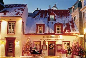 Aux Anciens Canadiens, the oldest house in the city, serves authentic French Canadian fare. Photo: J-F Bergeron, Enviro Foto