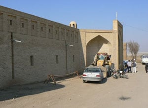 The 400-year-old caravansary, which some day will be turned into a hotel. Now it's a place to picnic and relax.