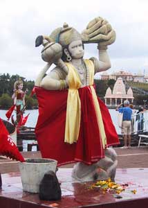 Delicious Mauritius: Sugar Plums and Coconut Therapy 8 Hanuman, a figure in Hindu mythology