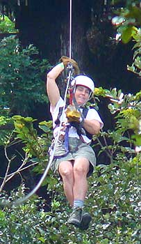 Author takes a ride – photo courtesy of Adventure Tours
