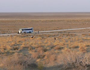 Iran: A Day of Freedom in the Desert 3 The vast emptiness is a tonic after Tehran's chaotic traffic and air pollution.