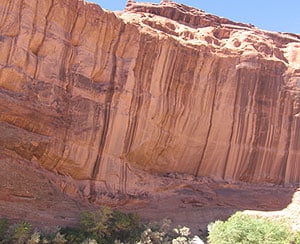 Desert Varnish is a combination of Iron and Manganese.