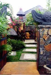 Delicious Mauritius: Sugar Plums and Coconut Therapy 3 The entrance to my villa