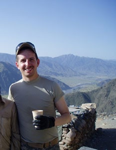 Roman Skaskiw is serving with a Provincial Reconstruction Team with the US Army in Afghanistan. He says he's not allowed to send any photos of local residents working with his team, because they might be targeted.