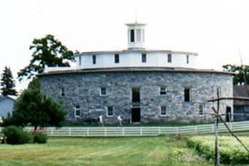 The Round Barn is probably the most photographed building at Hancock Shaker Village.