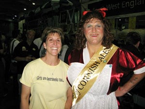 The Year in Beer: An Interview with the Beer Geeks 2 Merideth with Betty Stog at the Great British Beer Festival