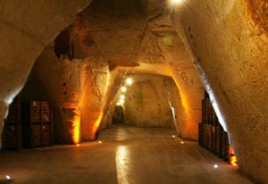 France: The Champagne Region's Hidden Treasures 2 Deep in the caves in Reims.
