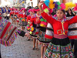 Machu Picchu: An Ancient Treasure 11 A parade in Cusco