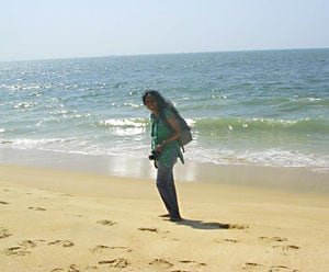 Walking through the day, my idea of a day at the beach