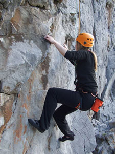 North Wales: Dazzling Mountains and Spas 2 Climbing in Devil's Kitchen in North Wales - photos by Abbey Stirling