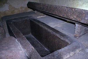 Insider Egypt: the Pyramids and Me 6 This is where the mummy case rested for thousands of years.