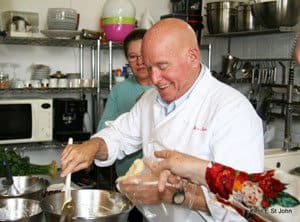 Alex Miles cooks in Beaune, France.