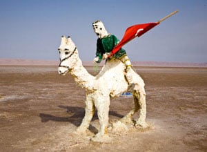 Traveling Tunisia: Exotic Souks, Ancient Ruins and Fabulous Food 8 A salt sculpture in the desert