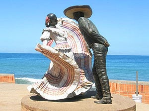 Puerto Vallarta, Mexico: Plenty of Peace and Quiet 1 The Vallarta Dancers on the Malecon in Puerto Vallarta - photos by Katilyn Silva