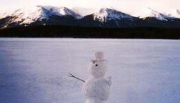 Snowman in Jasper.