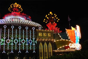 Macau, China: Contradictions and Tiny Miracles 2 Neon to light the night - casinos in Macau