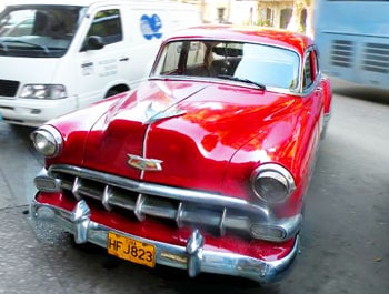 A vintage Chevrolet in Havana
