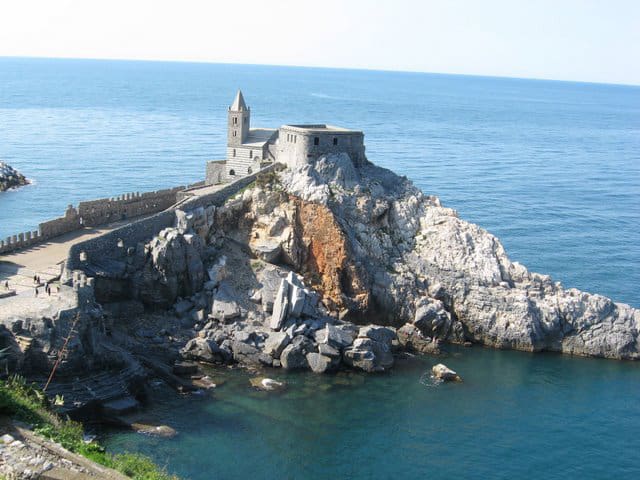 Portovenere, Italy: A Great Vacation with Kids 6 The Church of St. Pietro, Portovenere, Italy.