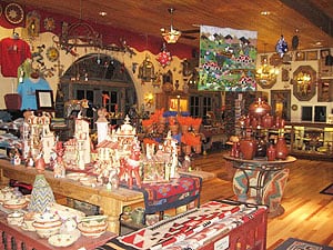 You can buy reproductions of some of the dishware and other items designed by Mary Colter at the gift shop.