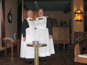 Winslow's "Harvey Girls" can give you a tour of La Posada and fill you in on the history of Fred Harvey's hotels and restaurants.