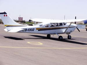 The Mystery of the Nazca Lines 3 You fly over the Nazca lines in a small plane like this one.