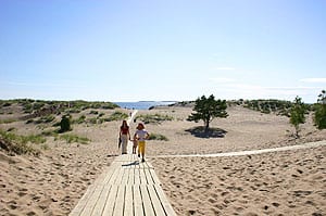 The vast dunes that surround Yyteri beach are unique for this part of the world