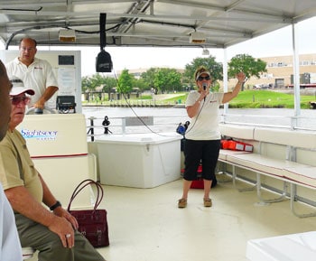 Captain Debbie Loftus of Cardinal Neches River Adventure Boat Tours