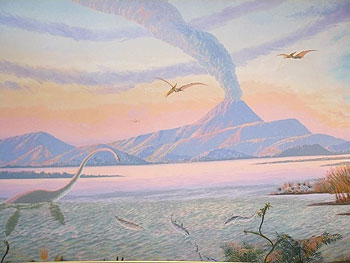 A mural at the Museum of the Gulf Coast