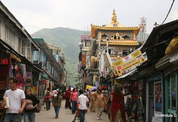 A street in McLeod-Ganj