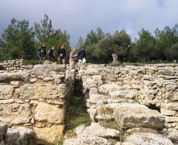 The Phourni Cemetery in Crete 7 The edge of Tholos B complex