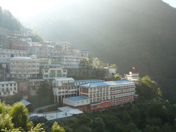 Biking Tibet to Nepal: The World's Longest Descent 11 The Tibetan border town of Zhangbu