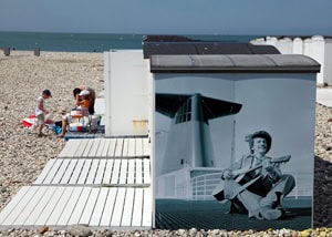 Normandy's D-Day Beaches and Interesting Museums 6 The pebbly beach of Le Havre. photo by Paul Shoul.