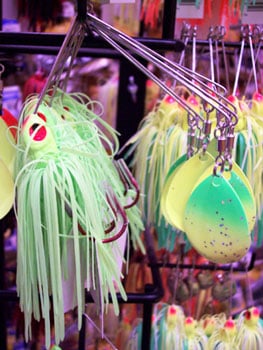 Colorful fishing lure for sale in Reeds