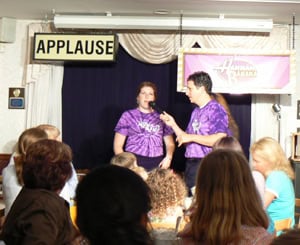 New Jersey Coast: Twilight Down the Shore 4 Aggie, at right, with one of his singing staff. photo by Max Hartshorne.