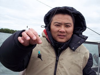 If you're going to go fishing on Leech Lake, then surely you must fish with a leech, right?