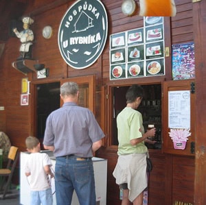 Znojmo: Czech Out Moravia 2 Beer and snacks along the trail.