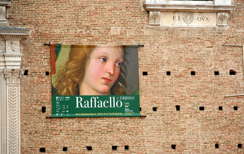 Le Marche: Palaces, Painters and Pilgrims 1 The ducal palace in Urbino displays a detail by Raphael, a native son of the city. Le Marche