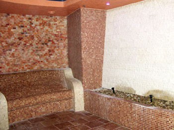 The salt grotto at the Canyon Ranch Spa at the Palazzo