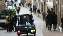 Street scene in Urbino