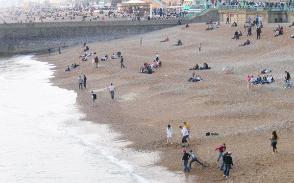 Galveston Island has miles of beaches.