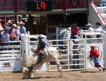 Wyoming: Cheyenne's Frontier Days Bring the Old West to Life 5 Bullriding action