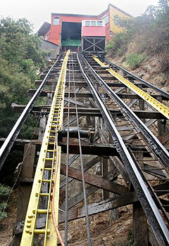 The funiculars can save you from some steep staircases.