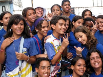 School kids in Recife