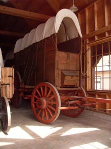 Wagon museum in Ketchum, Idaho.